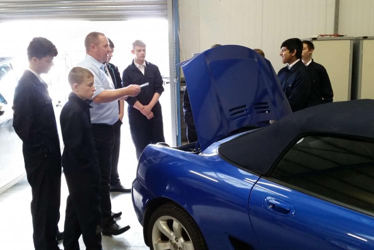 Motor Vehicle lesson at the Centre