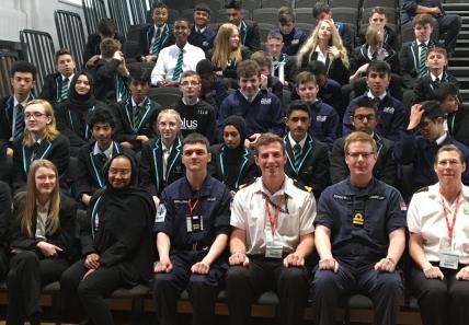 Royal Navy Visit to The St Lawrence Academy